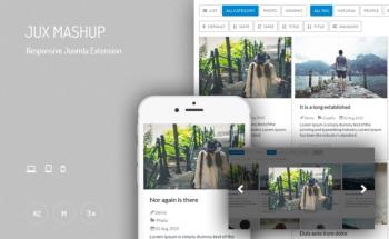 JUX Mashup - Responsive Joomla Extensions
